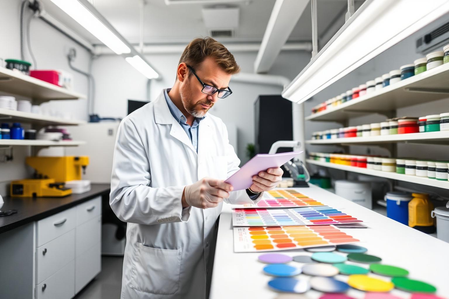 Classic Paints quality control laboratory